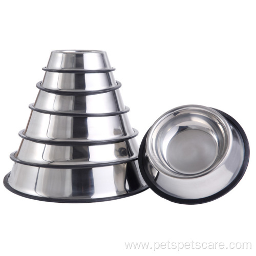 Dog Bowl Pet Cleaning Supplies Stainless Steel